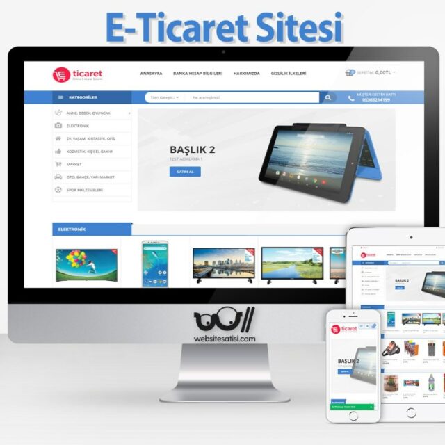 360 E-Ticaret Sitesi Yapımı Full Sistem
