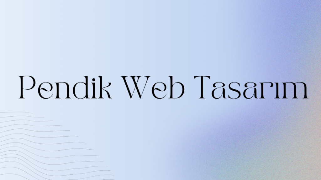 Pendik Web Tasarım