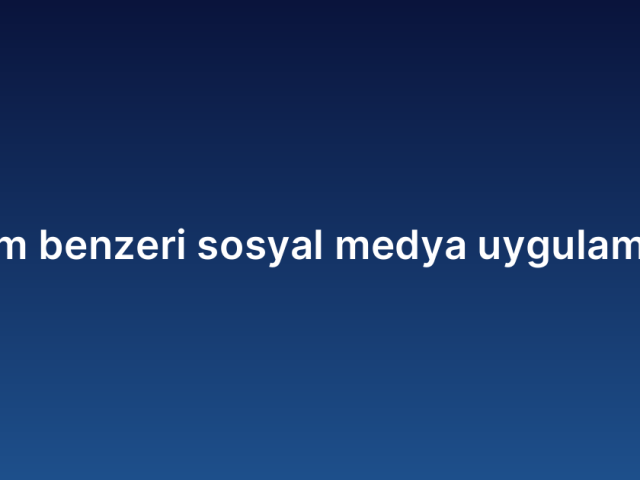 Instagram benzeri sosyal medya uygulaması fiyatı