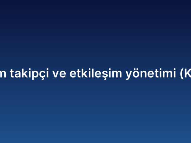 Instagram takipçi ve etkileşim yönetimi (Kurumsal)