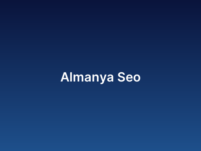 Almanya Seo