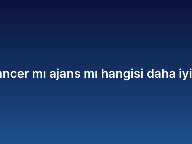 Freelancer mı ajans mı hangisi daha iyi 2026