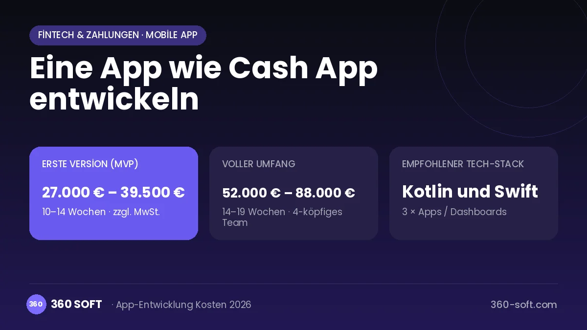 Eine App wie Cash App entwickeln