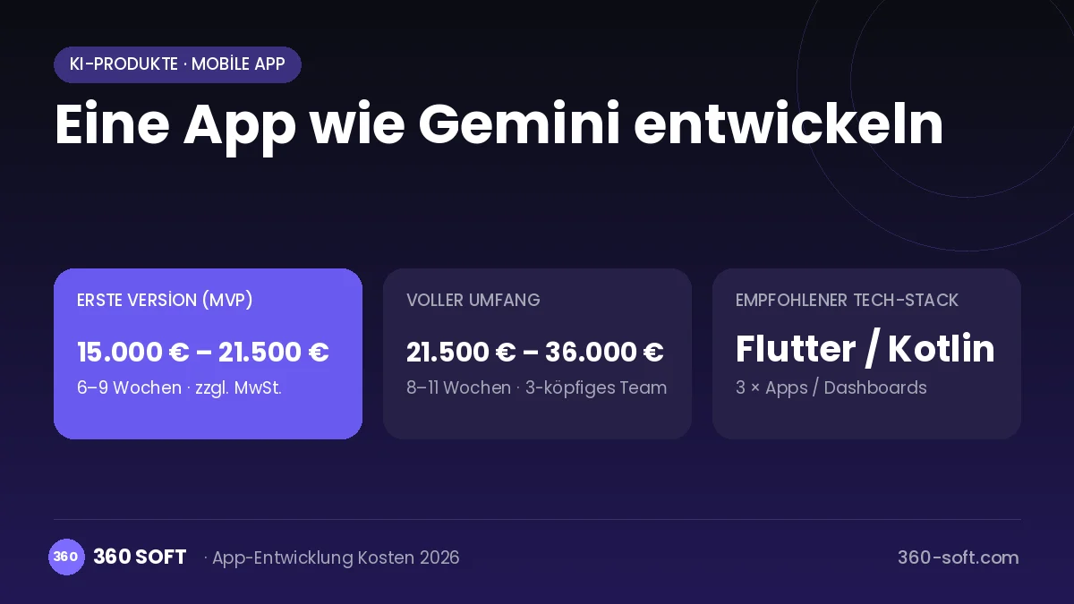 Eine App wie Gemini entwickeln