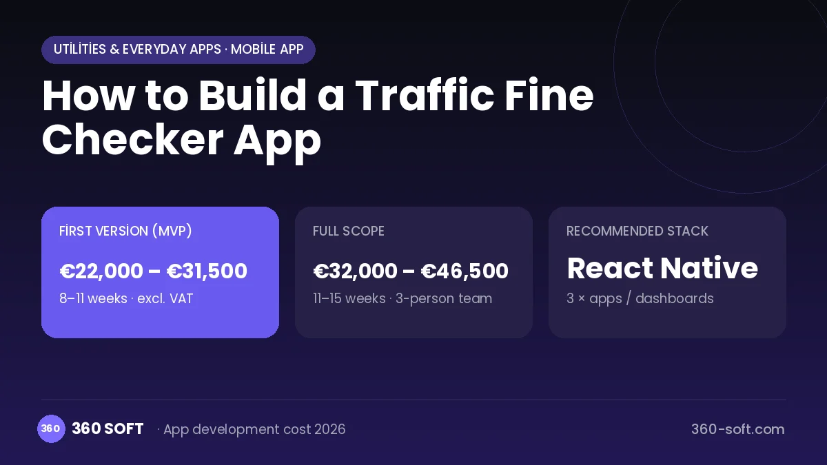 How to Build a Traffic Fine Checker App