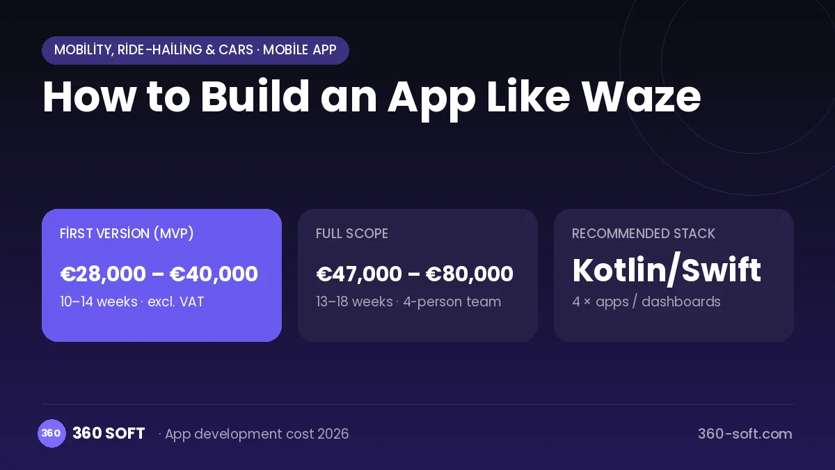 How to Build an App Like Waze