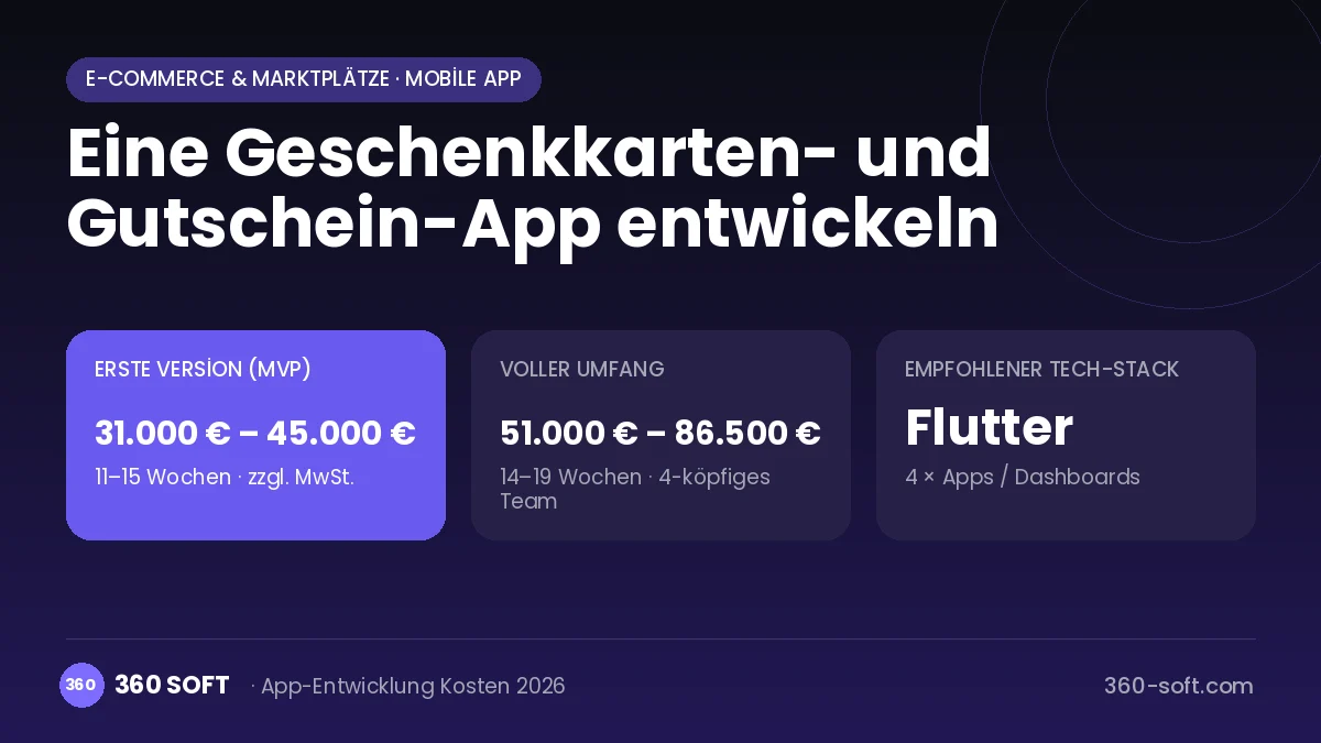 Eine Geschenkkarten- und Gutschein-App entwickeln