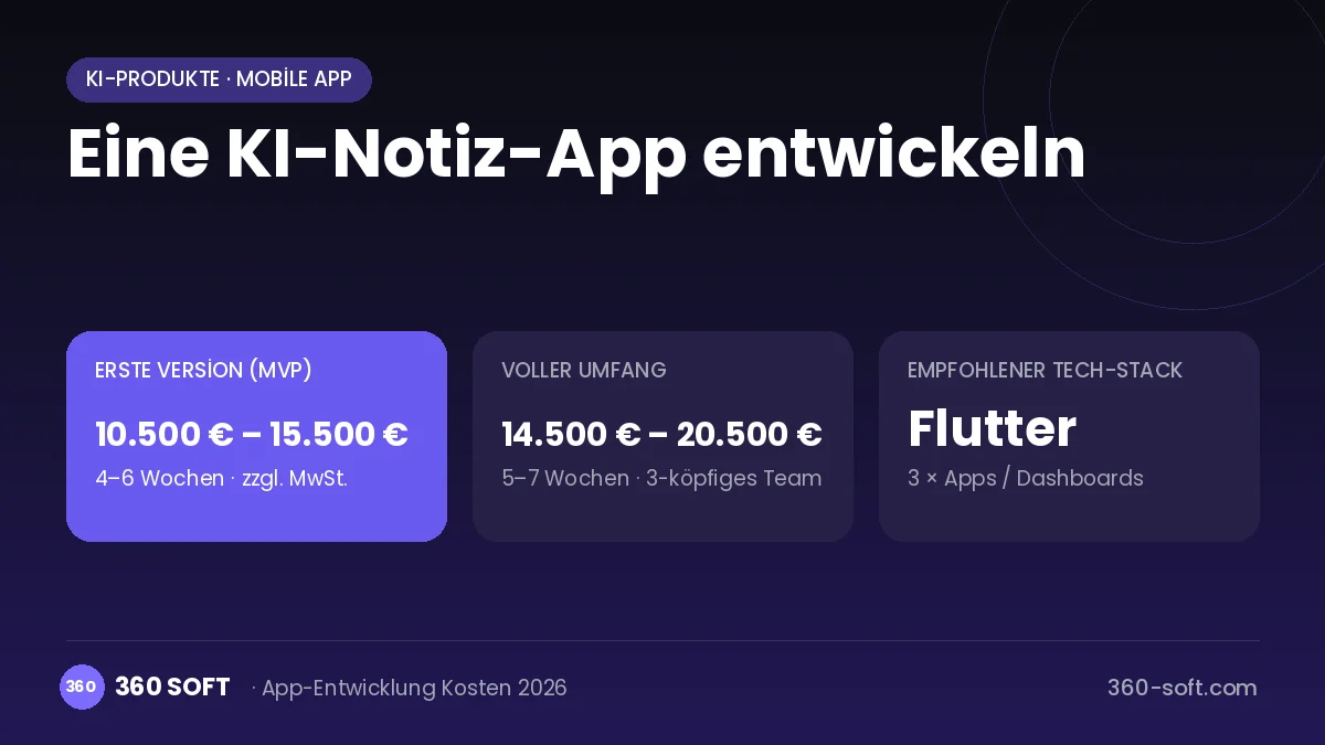 Eine KI-Notiz-App entwickeln