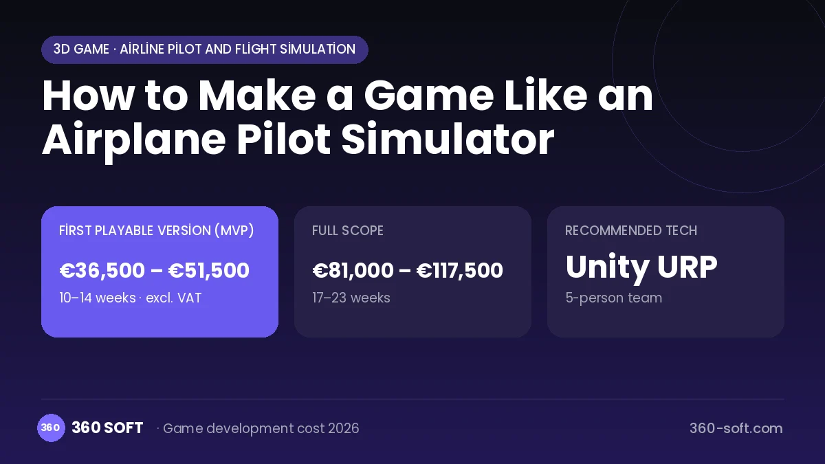 How to Make a Game Like an Airplane Pilot Simulator