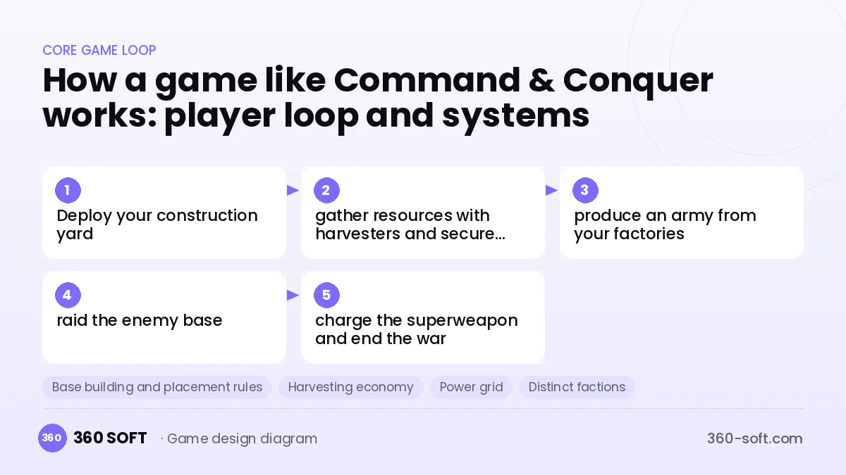 Systems you need to build a game like Command & Conquer