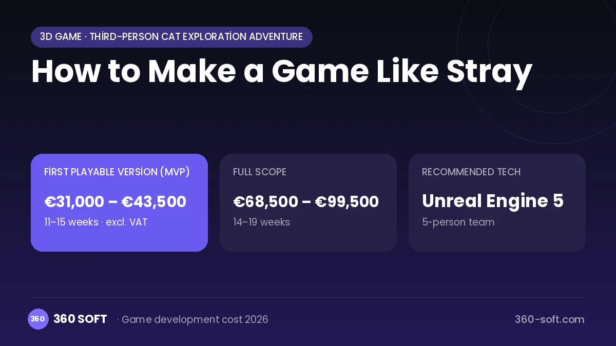How to Make a Game Like Stray