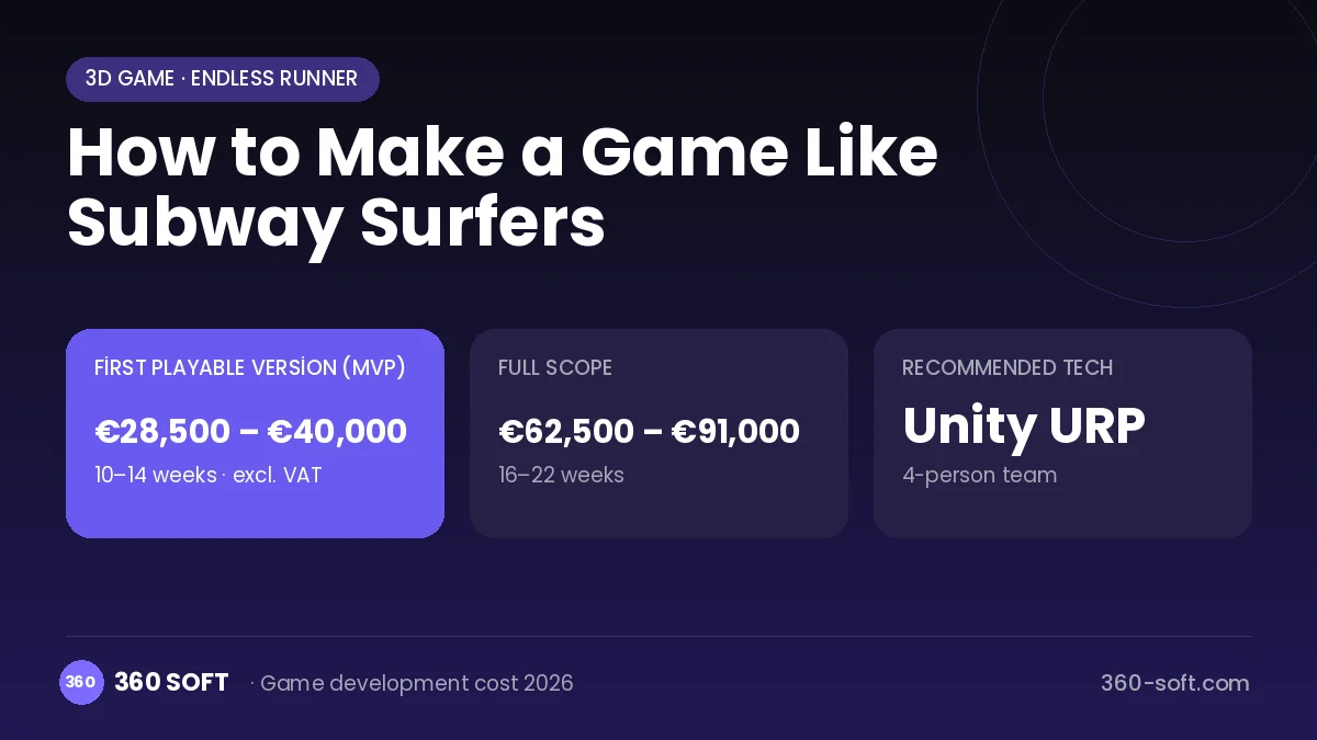How to Make a Game Like Subway Surfers
