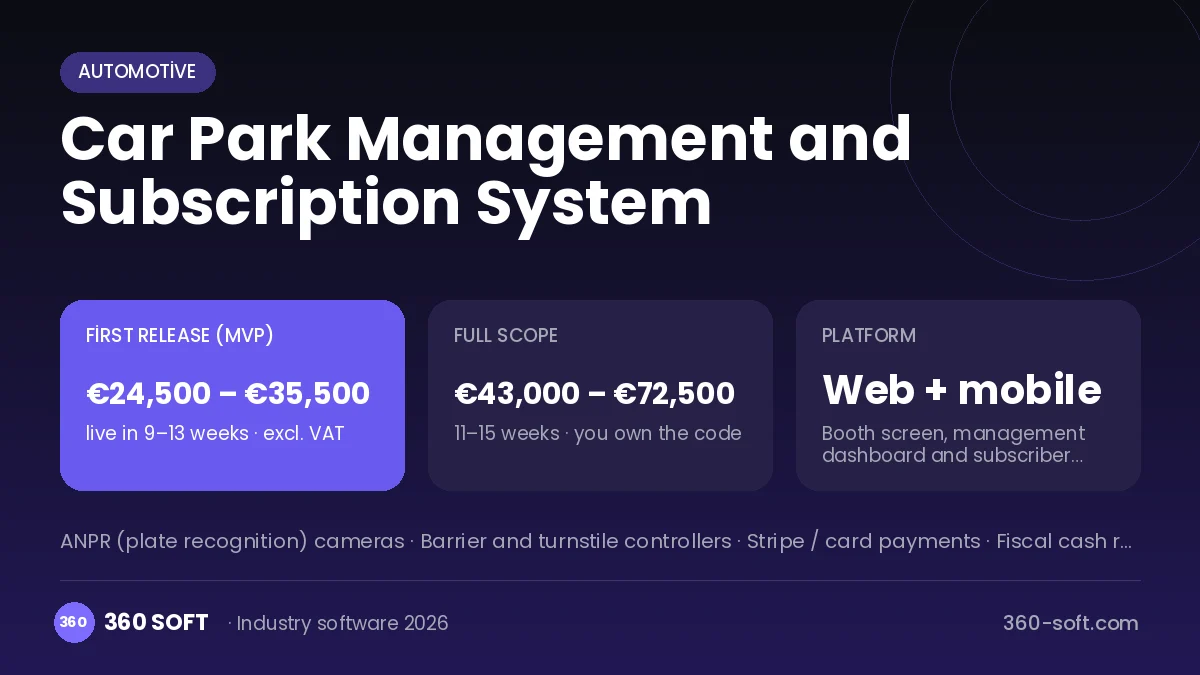 Car Park Management and Subscription System