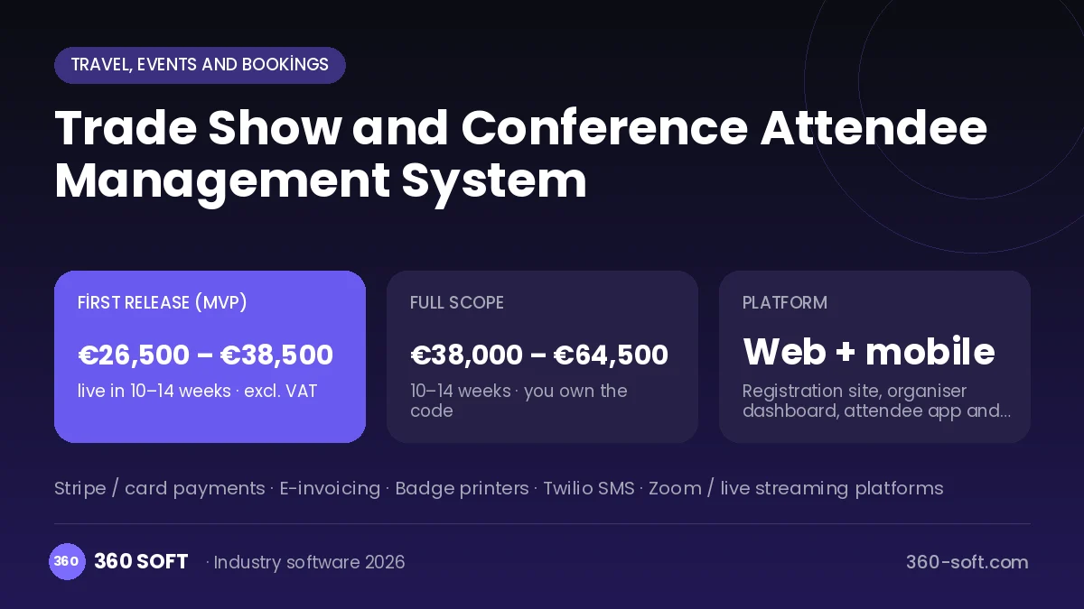 Trade Show and Conference Attendee Management System