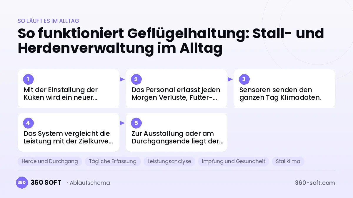 Geflügelhaltung: Stall- und Herdenverwaltung