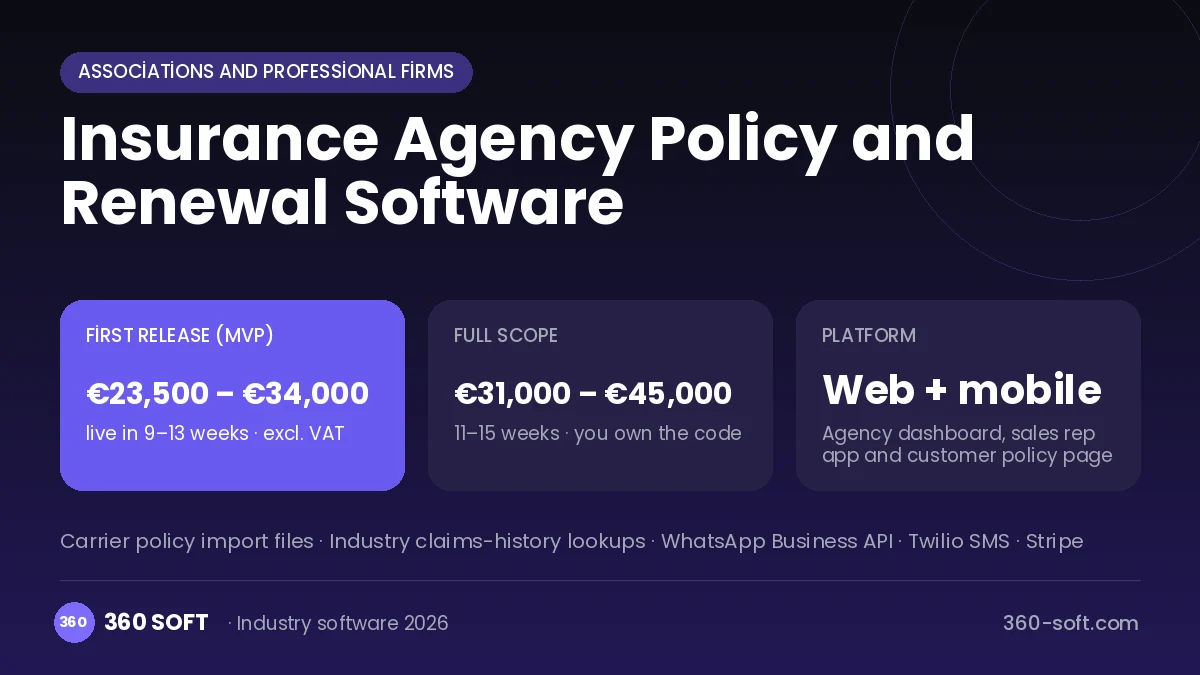 Insurance Agency Policy and Renewal Software