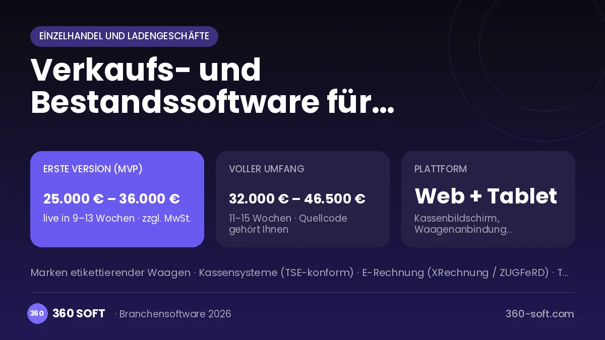 Verkaufs- und Bestandssoftware für Metzgereien und Feinkostläden