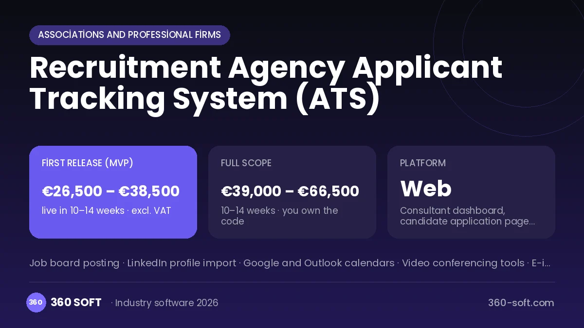 Recruitment Agency Applicant Tracking System (ATS)