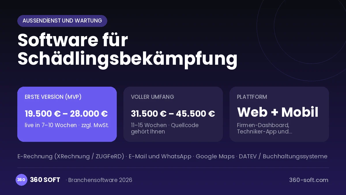 Software für Schädlingsbekämpfung
