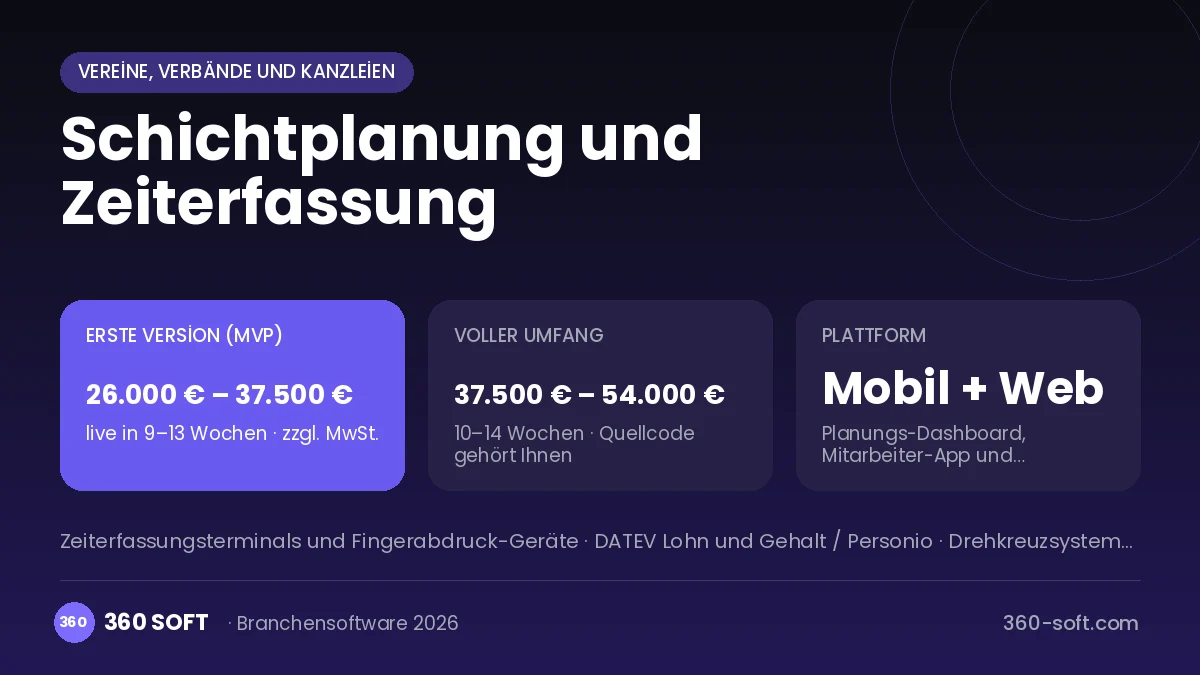 Schichtplanung und Zeiterfassung