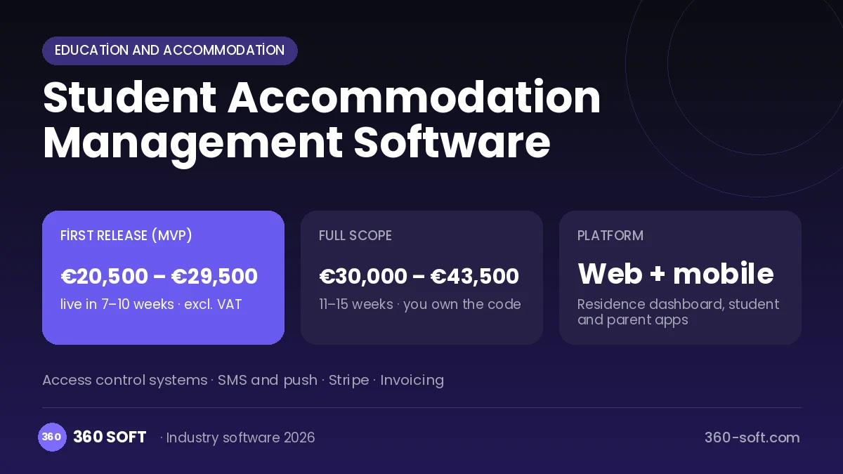Student Accommodation Management Software