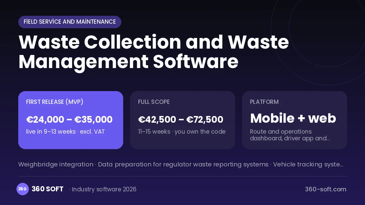 Waste Collection and Waste Management Software