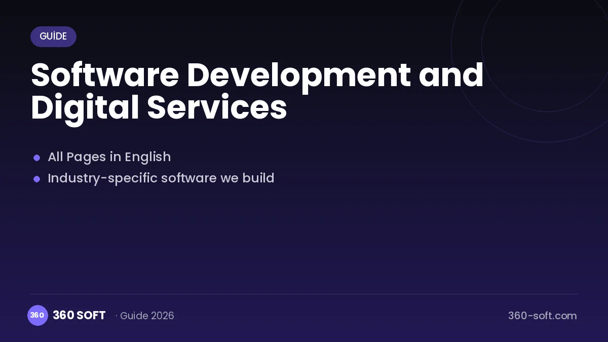 Software Development and Digital Services