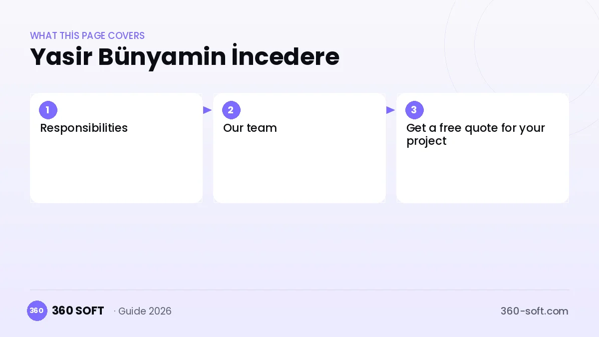 Yasir Bünyamin İncedere — overview