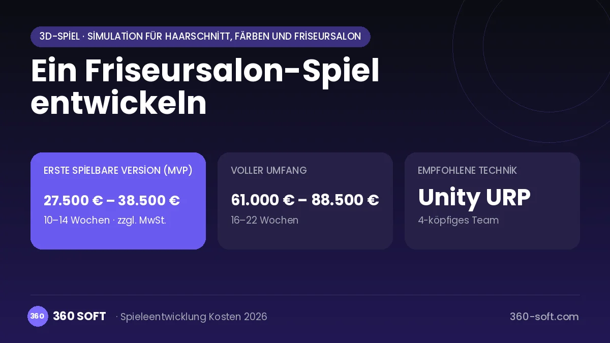 Ein Friseursalon-Spiel entwickeln
