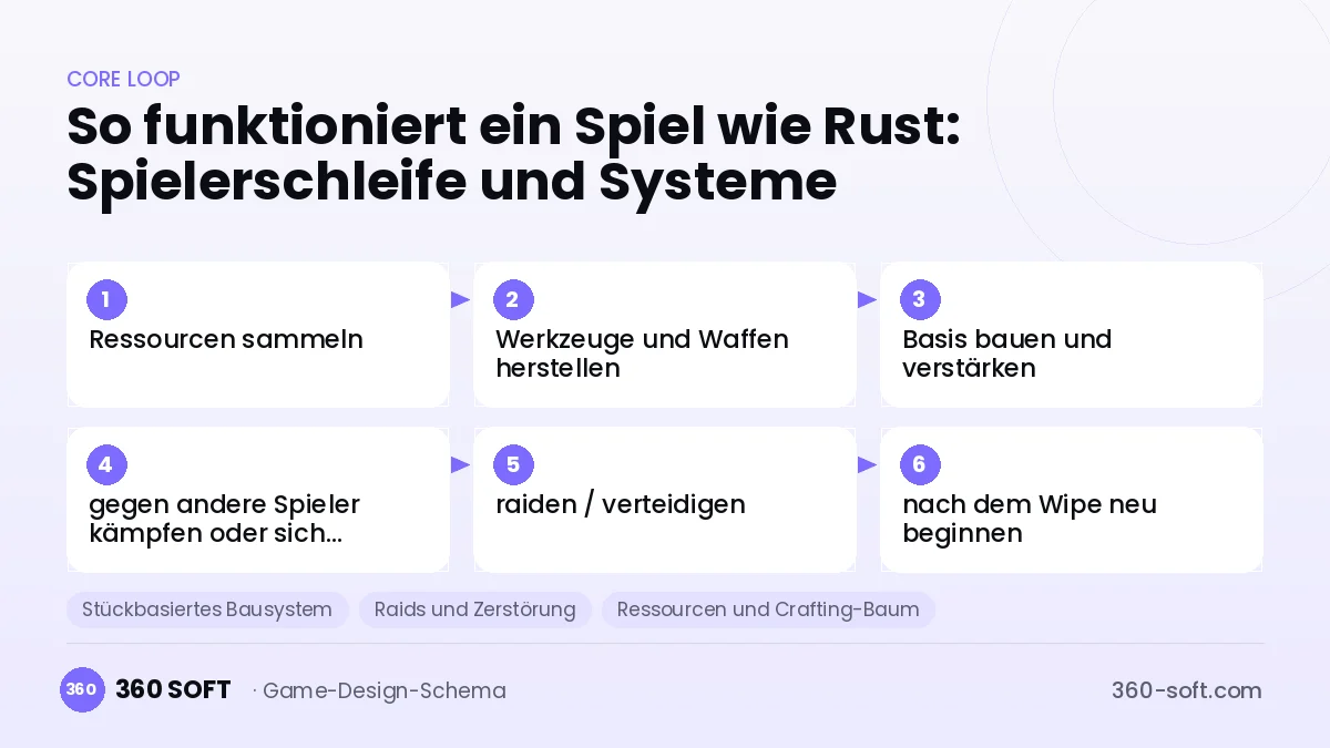 Systeme für ein Spiel wie Rust